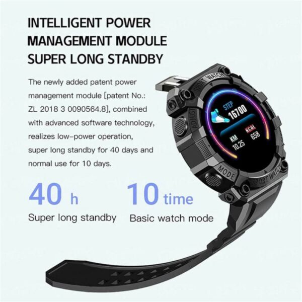 FD68S Smart Watch Heart Rate Blood Pressure Monitor For IOS Android Forecast Activity Fitnes Tracker Sports Smartwatch Men Women 2