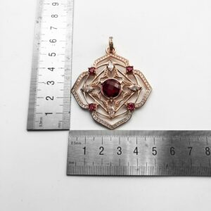 ROOT CHAKRA Pendant,2019 Europe Good Rose Gold Color Jewelry For Girl Women, Trendy Gift In 925 Sterling Silver Fit Necklace 2