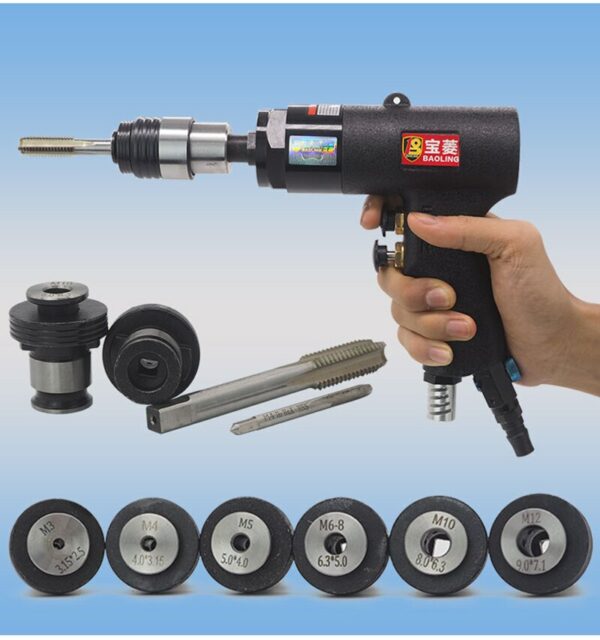 Tapping Machine Gun Pistol Type  Pneumatic Power Thread Machine Pneumatic Drill Tapper Thread Tools Drilling Machine 2