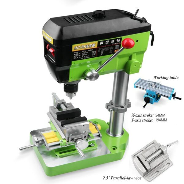 Drilling Machine Milling Small Fresadora Table Drill Press Mill Machine 680W 220v Multi-function Industrial Beads Making Tool 1