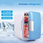 12V/220V Mini 4L Electric Refrigerator Heating And Cooling Dual Use Car Refrigerator Multi-functional Portable Home Refrigerator 1