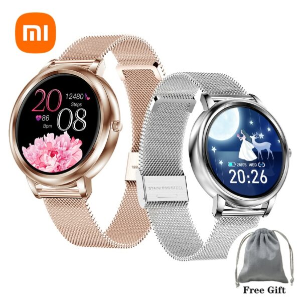 Xiaomi Mijia Smart Watch For Women New Fashion HD Full Touch Heart Rate Blood Pressure Monitor Women's Fitness Sport Smart 1