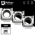 KaKarot 10pcs Carbide Insert SCMT09T302 SCMT09T304 SCMT09T308 AK Aluminum Turning Tool Holder Boring Bar CNC Cutter 1