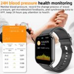 H01 1.69" Men Smart Watch Heart Rate Blood Pressure Monitoring Fitness Tracker Women Smartwatch Custom Watch Face 2