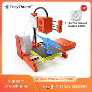 EasyThreed X1 K7 3D Printer Mini Desktop Printer Children Education DIY Designer Model Low Noise Printing with 10m PLA Filament 1
