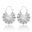 HuaTang Vintage Hollow Mandala Flowers Earrings for Women Antique Silver Color Geometric Drop Earrings Indian Jewelry brincos 10