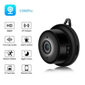 Mini Wifi IP Camera HD 1080P Wireless Indoor Camera Nightvision Two Way Audio Motion Detection Baby Monitor V380 1