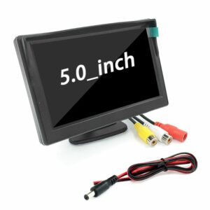 1 Pc Auto Car 5 inch LCD HD Screen Monitor Suction Cup Parking Camera Vehicle Car Rearview Reverse Backup Camera 1