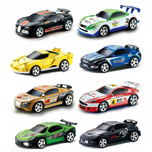 2021 Remote Control Car 20KM/H Coke Can Mini RC Car Radio Remote Control Micro Racing Car 4WD Cars RC Models Toys for Kids Gifts 2