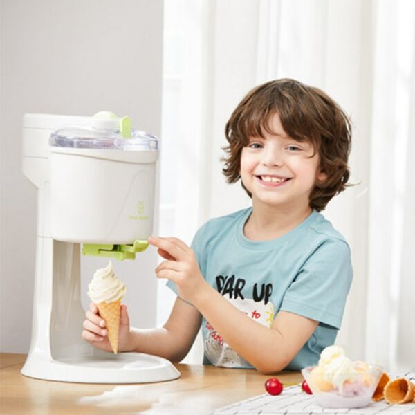 Ice Cream Machine Cone Machine Ice Cream Roll Machine Home Mini Fully Automatic Yogurt Child Ice Cream Machine 4