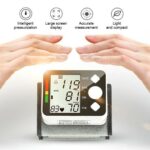 Portable Automatic Sphygmomanometer LCD Display Wrist Blood Pressure Monitoring Medical Pulse Heart Rate Monitoring Tonometer 5