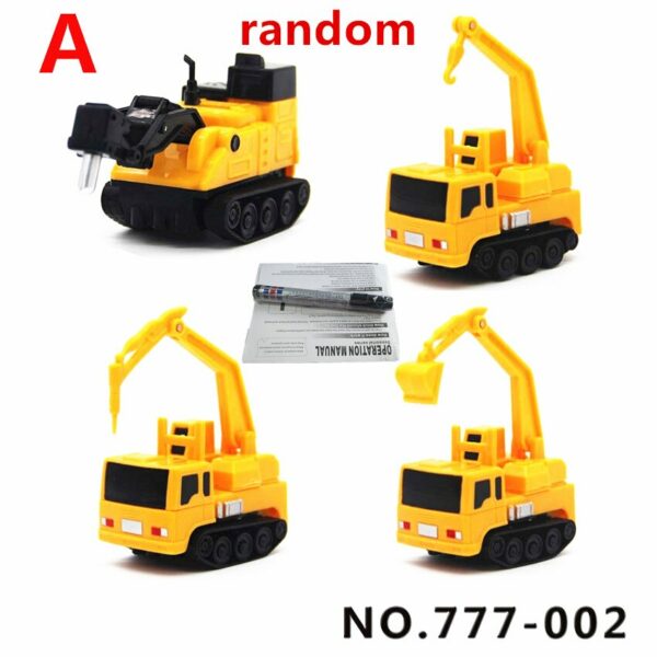 1PCS Magic Paintbrush Track Toy Car Creative Induction Car Excavator Tank Construction Car Child Birthday Gift 4