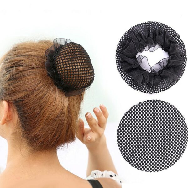 Women Fashion Hairnet Headwear Ballet Disk Hair Snood Nets For Wigs Invisible Dancing Sporting Hair Net Hair Accessories 3