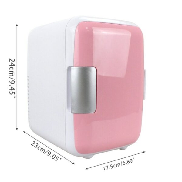 Small Fridge for Car Travel Cool and Heat Compact Personal Fridge Car Props Silent Technology Refrigerator Food Storage 6