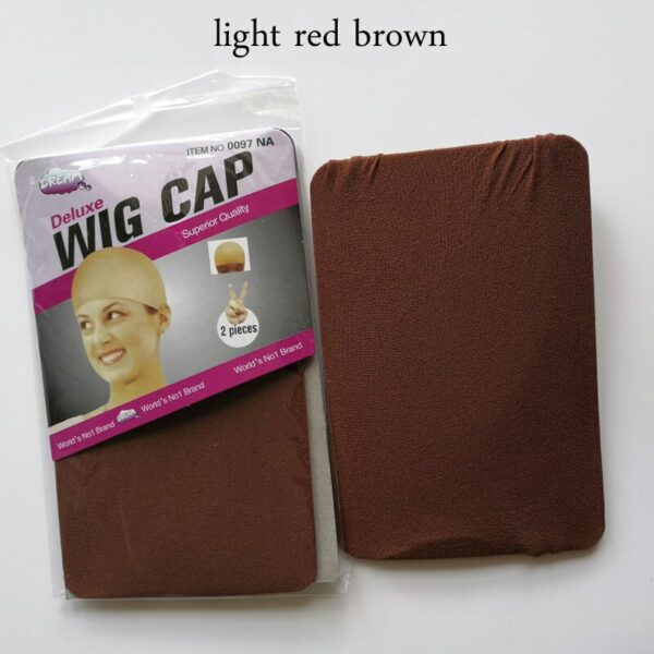 30PCS (15bag)Stocking Wig Cap Fashion Stretchable Mesh Wig Cap  Mesh Weaving Black Brown Beige Wig Hair Net Making Caps Hairnets 4