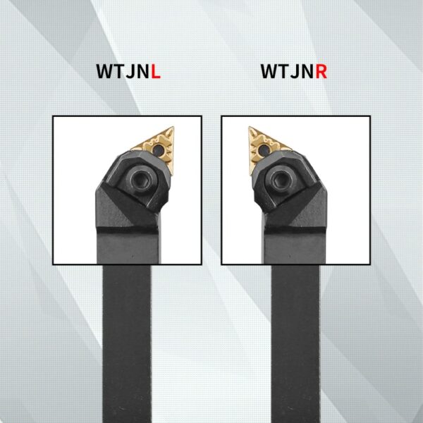 1pc WTJNR1616H16 WTJNR2020K16 WTJNR3232P16 External Triangul Turning Tool Holder TNMG16 Carbide Inserts Lathe Cutting Tools Set 4