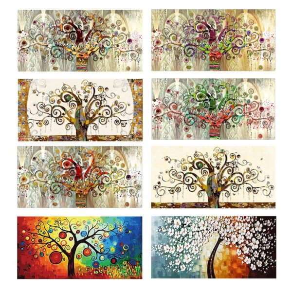 Tree of Life Canvas Painting Gustav Klimt Landscape Posters and Prints Scandinavian Canvas Wall Print Canvas Home Decor Cuadros 1