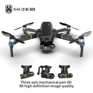 KAI ONE Pro GPS Drone 8K Dual Camera 3-Axis Gimbal Professional Anti-Shake Shoot Brushless Foldable Quadcopter RC Distance 1200M 2