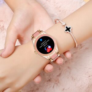 Bluetooth Call Smart Watch Women Heart Rate Blood Pressure Monitor Music Player Custom Dial Ladies Smartwatch For HUAWEI Xiaomi 2