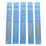 5/10Pcs/set 20cm Straight Knitting Needles Stainless Steel Crochet Hook DIY Sweater Weave Knitting Tools Size 2-4mm 4