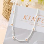 New Lovely Daisy Flower Colorful Beads Pearl Clavicle Choker Necklace for Women Girls Spring Summer Jewelry Wholesale 3