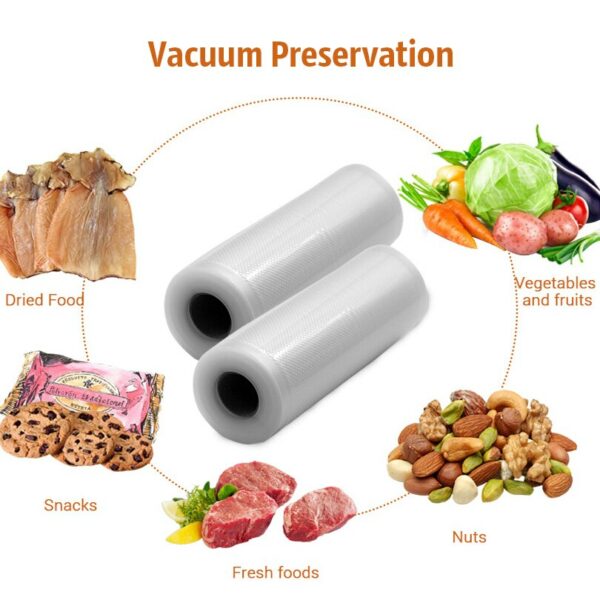 Vacuum Sealer Upgraded Automatic Packaging Food Sealer Machine with 10 Sealing Bags Food Vacuum Air Sealing System 5