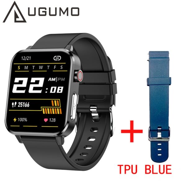 UGUMO Touch Screen thermometer Smart Watch ECG PPG blood pressure gauge watch Fitness bracelet munhequeira ppg body bracelet 1