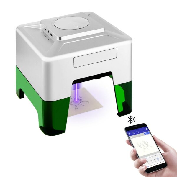 Twotrees MW-3 Mini laser Engraver Machine 2Axis Mobile Bluetooth APP Connection Engraving Machine Desktop Wood Router Cutter 1