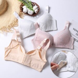 Breastfeeding Bras Maternity Sleep Open Cup Sexy Adult Nursing Bra Full Bust Supporting Bralette Nursing Pregnancy Women Bra 2