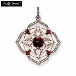 ROOT CHAKRA Pendant,2019 Europe Good Rose Gold Color Jewelry For Girl Women, Trendy Gift In 925 Sterling Silver Fit Necklace 1