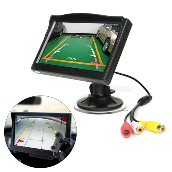 X7AE High Definition Monitor Display Car Rear View Camera Reverse LCD Screen Car Reversing Parking Backup Image Camera 4