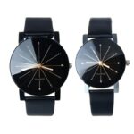 Couple Lover Watches Quartz Dial Clock PU Leather WristWatch Relojes Watch Women Men Fashion Luxury Relogio Feminino Saat 1