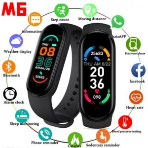 2021 M6 Smart Band Sports Smartwatch Men Women Heart Rate Blood Pressure Monitor Fitness Bracelet for Apple Android Xiaomi SB054 1