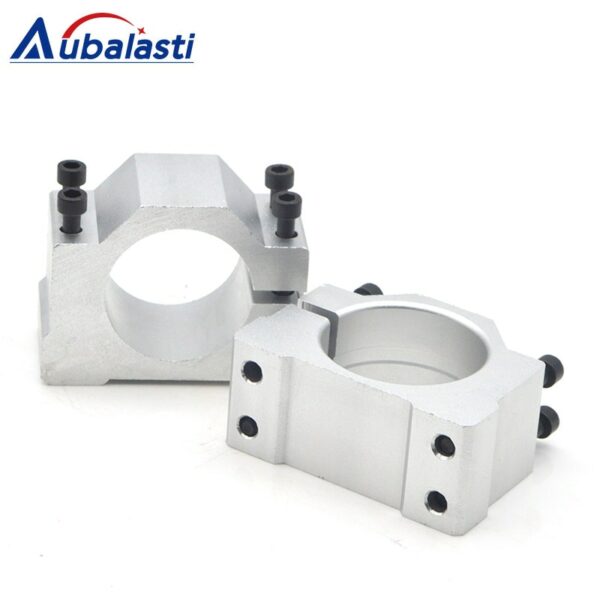 CNC Router Machine Spindle Clamp Diameter 48mm 52mm Spindle Motor Clamp for 300w 400w 500w 600w Motor Mounts Bracket 4