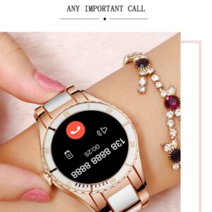 Rollstimi Smart Watch Men Lady Heart Rate Blood Pressure Monitor Bluetooth call Custom Dial sport Smartwristband For Android IOS 2