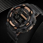 Men's Sports Digital Watches Chronograph Waterproof Stainless Business Wristwatch Male Clock Electronic Military Wrist Watch Men 4