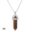 2022 Hexagonal Cylindrical Crystal Necklace Natural Stone Pendant Wire Wrap Stone Necklace for Women Men Fashion Jewelry 21