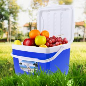 5L13L Car Freezer Drinks Food Medicine Cooler Box Freezer with Handle Keeping Warm/Cold Camping Cooler Box 2