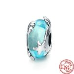 925 Silver Starfish Sea Turtle Seahorse Pendant Shell Dolphin Cute Beads Fit Original Pandora Charms Bracelet Women Fine Jewelry 5