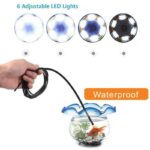 HD USB C Endoscope Semi Rigid Cable Waterproof 7mm Lens 6Leds Light Snake Endoscope Camera For Android Phone &PC 5