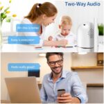 1080P Baby Monitor WiFi IR Night Vision Two Way Audio Video Nanny Intercom Auto Track Wireless Wirelrss Home Babyphone Camera 6