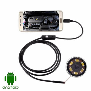 Wsdcam Endoscope Camera 7MM 2 in 1 Micro USB Mini Camcorders Waterproof 6 LED Borescope Inspection Camera For Android Loptop 2