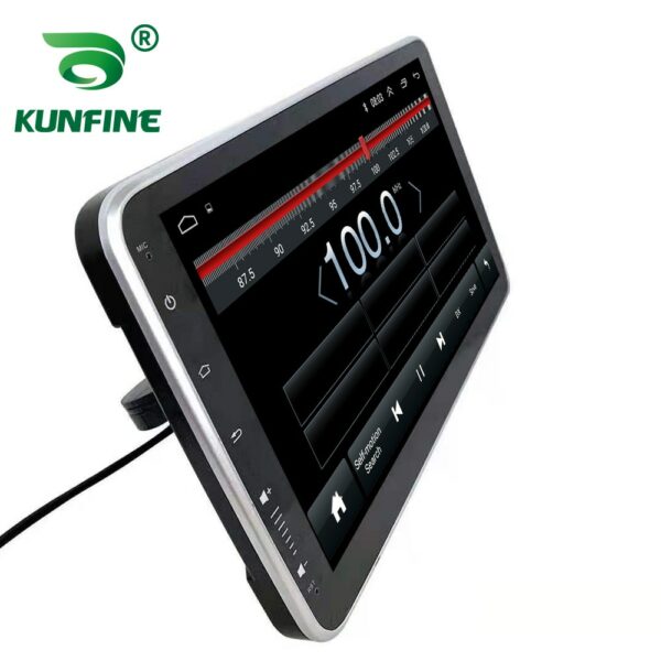 KUNFINE Universal 10.1 inch Android Car Headrest Monitor With 1080P Video WIFI Bluetooth Car Rear Seat MP5Player 2.5D IPS Screen 4