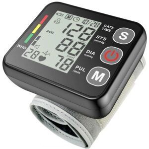 Portable Wrist Blood Pressure Monitor Digital Voice Automatic Tonometer Sphygmomanometer Medical Pulse Meter Heart Rate Monitor 1