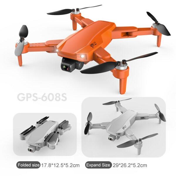 2022 New S608 GPS Drone 6K Dual HD Camera Professional Aerial Photography Brushless Motor Foldable Quadcopter RC Distance 3000M 6