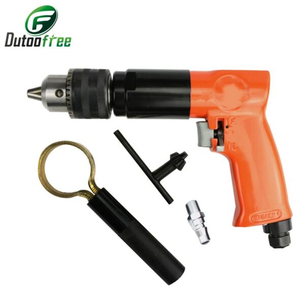 Pneumatic pistol tire repair pneumatic drill low-speed air gun 1/2 air gun drill tapping machine drilling pneumatic tool 3