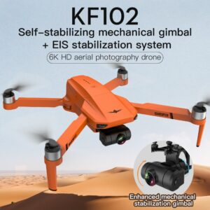 KF102 GPS Drone 4k Profesional 8K HD Camera 2-Axis Gimbal Anti-Shake Photography Brushless Foldable Quadcopter RC Distance 1200M 2