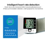 Blood Pressure Monitor Digital Heart Beat Rate Pulse Meter Electric Wrist Voice Alarm Automatic Home Blood Pressure Meter Kit 4