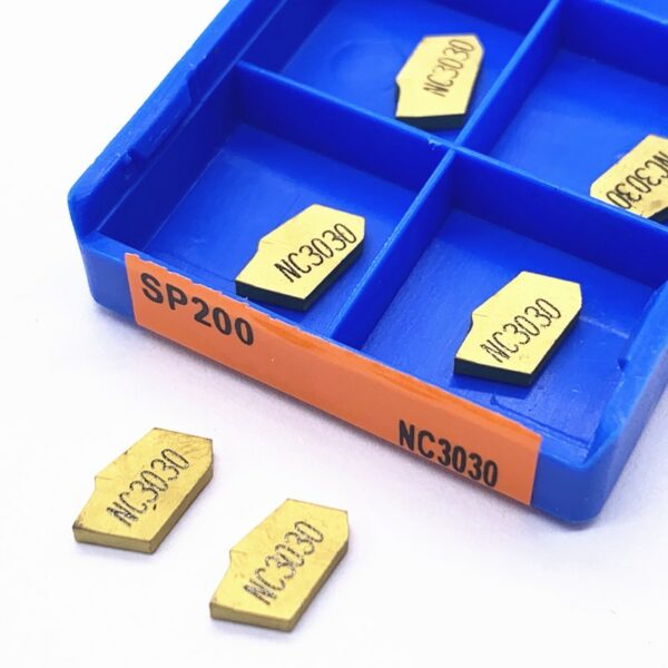 10PCS SP200 NC3020/NC3030/PC9030 SP300 NC3020/NC3030/PC9030 Grooving Carbide Inserts SP 300 Lathe Tools Turning Insert 1