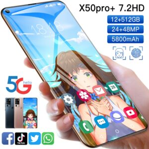 Global Version X50 8GB 256GB 5G Smartphone 5.8inch Smart Phone MTK 6763 8.0 Core 4G Network Mobile Phones Android 10. CellPhone 2